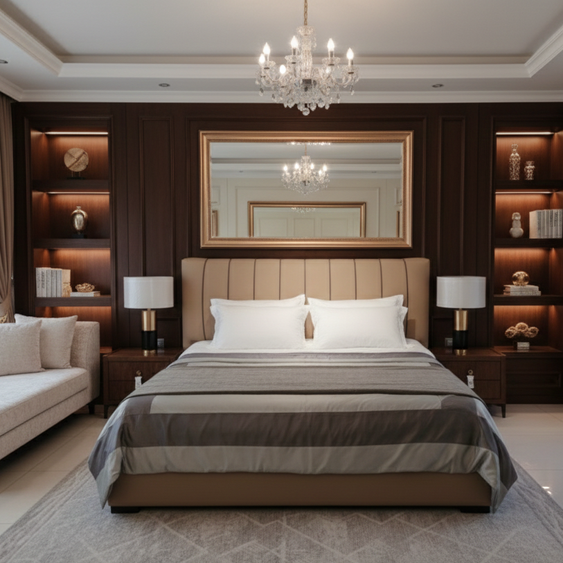 Modern bed 02 by Tawakal Interiors