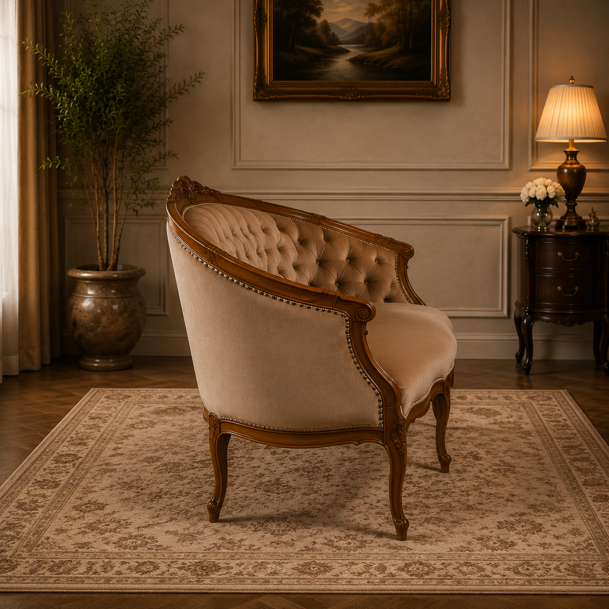Premium Chesterfield sofa product view