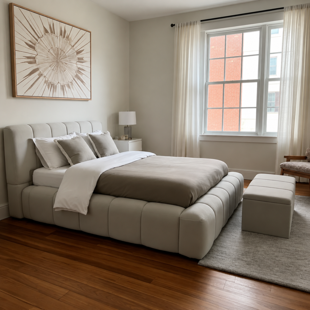 Linen Cloud Bed